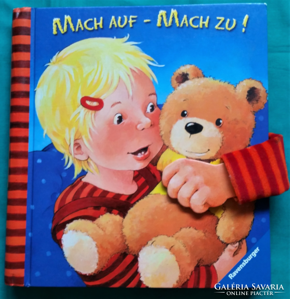 Mach auf und wieder zu! Open it and close it! - German tactful book - Ravensburger story book