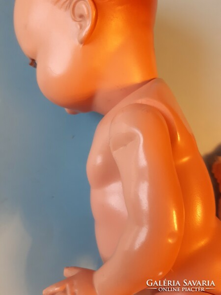 Old antique celluloid rubber doll 30s, 40s, approx. 30 Cm