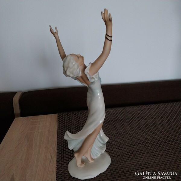 Heinz schaubach unterweissbach German dancer porcelain figure