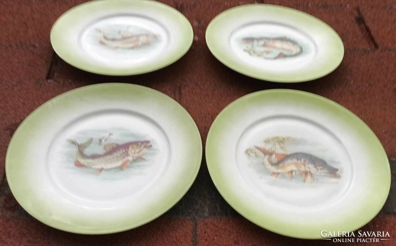 Viktoria austria fish cake plate set for 4 people