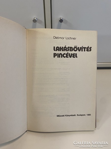 Lochner Lakásbővítés pincével 1985 Műszaki Könyvkiadó Budapest
