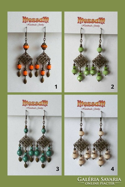 Unique handcrafted fashion jewelry - earrings