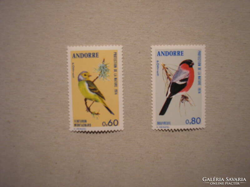 Andorra fauna, birds 1974