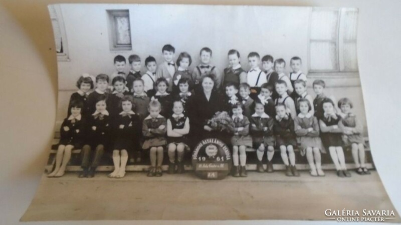 Za488.11 - Budapest xx. District ady endre elementary school - class picture i.A. -1961