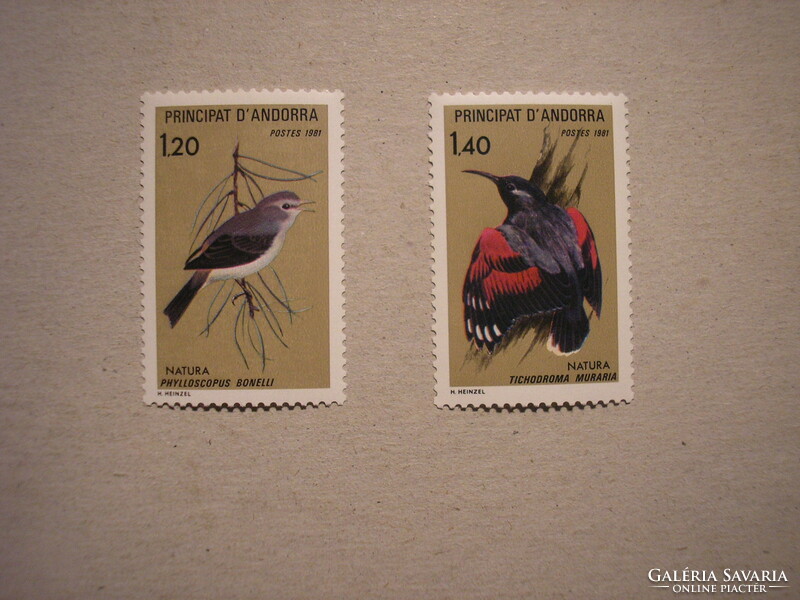 Andorra fauna, birds 1981