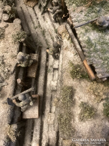 Diorama - World War 2 battle scene