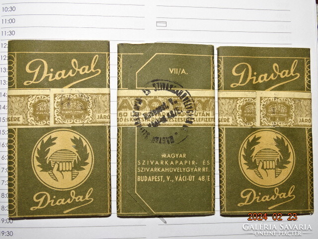 Diadal Hungarian crown with tax-free cigar cigar paper 3 packs !!!