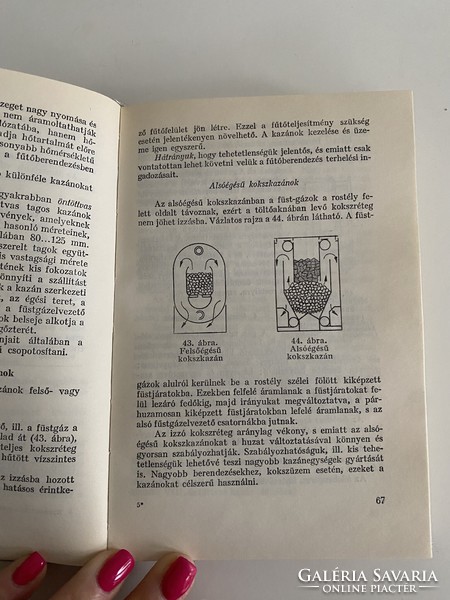 Pocket book of Bécsi-lányi central heating installers 1974 technical book publisher Budapest