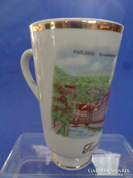 1931 Karlsbad spa glass