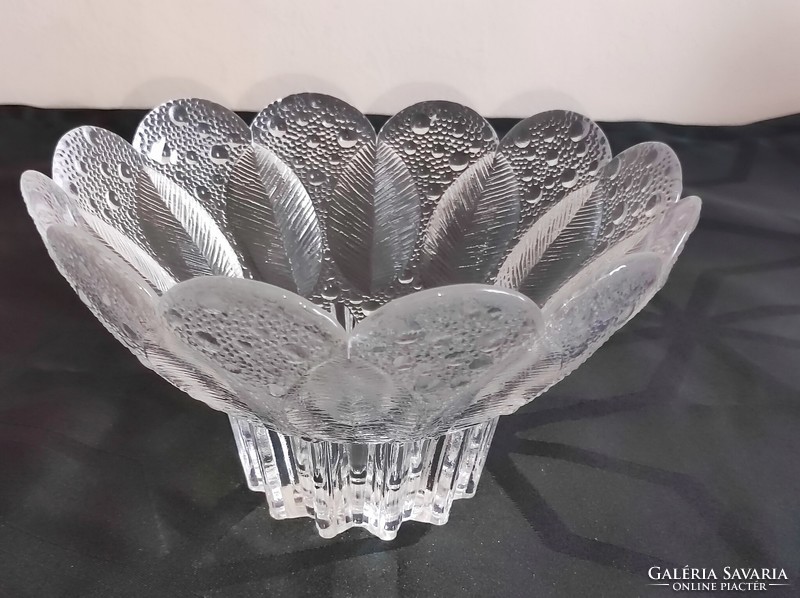 Lead crystal centerpiece, serving bowl