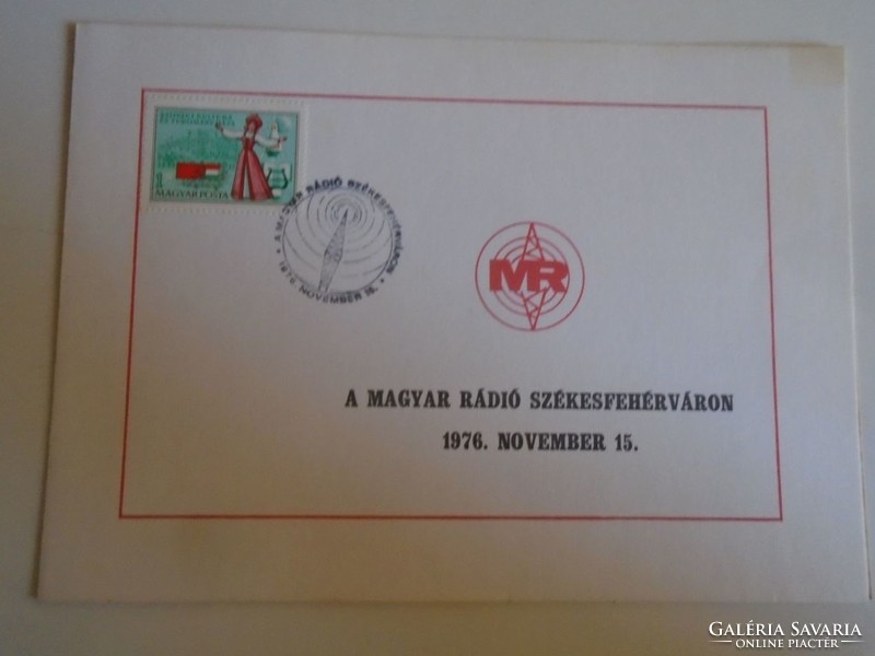 Za486.21 - Memorial sheet - Hungarian radio in Székesfehérvár - 1976 Székesfehérvár