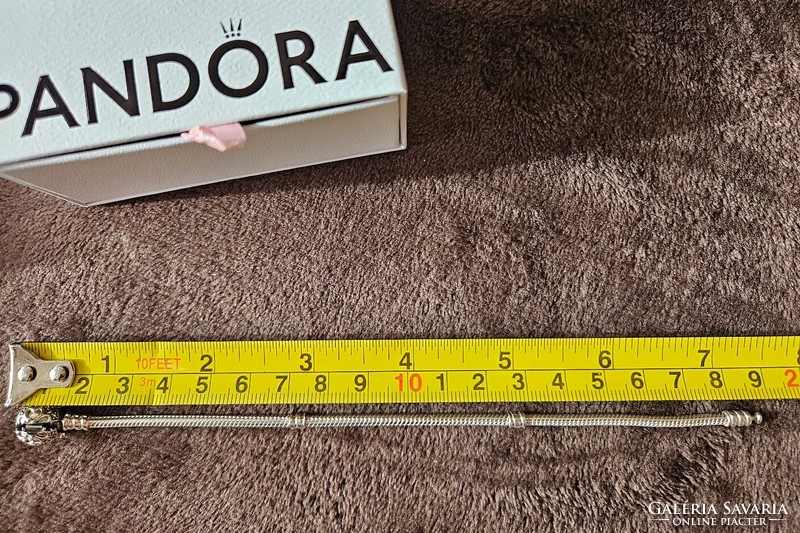 Eredeti Pandora 19 cm-es karkötő, számlás, garanciális