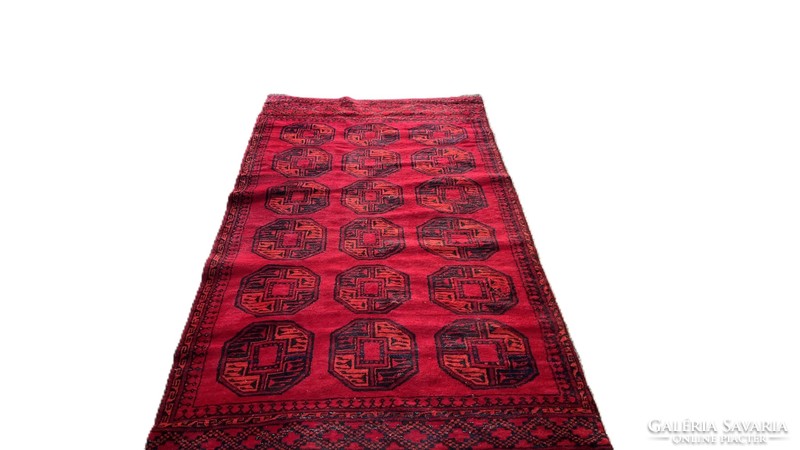 3555 Afghan Elefánttalpas kézi gyapjú perzsa Szőnyeg 275X140CM INGYEN FUTÁR