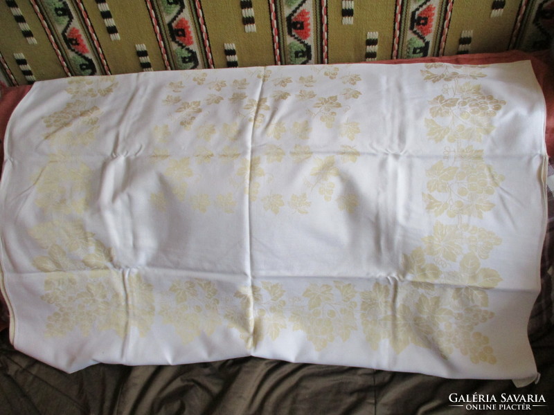 Old damask tablecloth