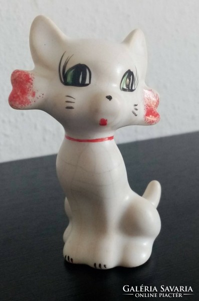 Old figural ceramic cat for sale