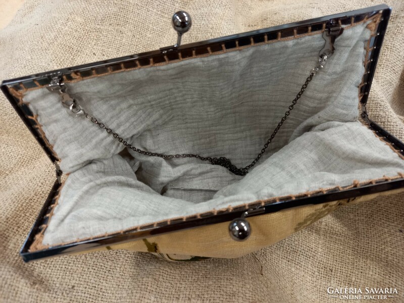 Gobelin táska vintage hímzett kézitáska