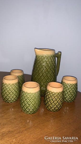 Retro jug and glass set