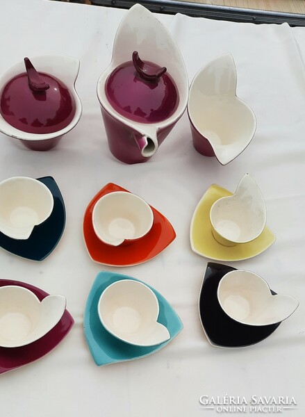 Nice special shaped coffee set.