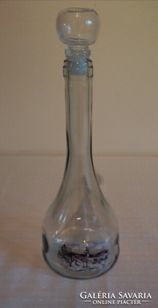 Pálinka or wine decorative glass