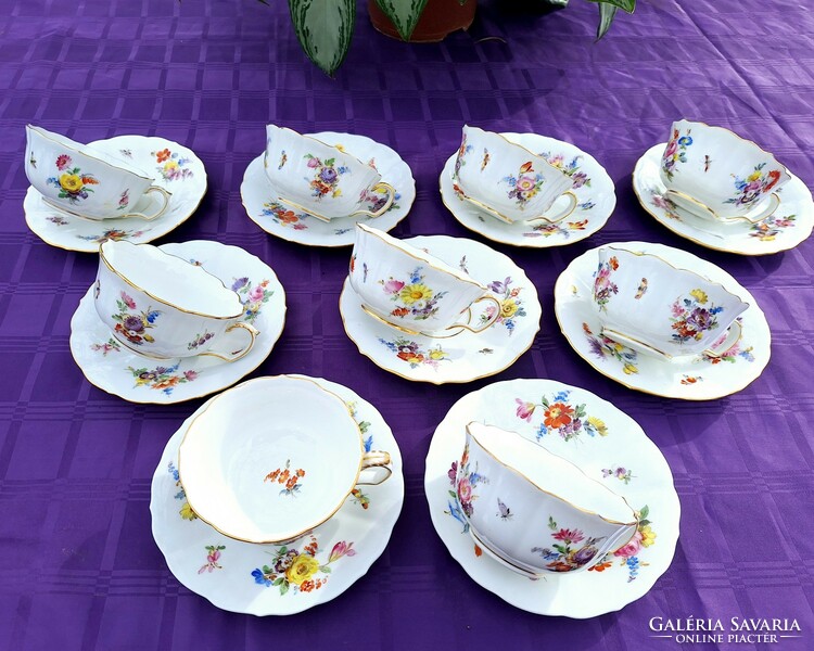 Meissen tea set for 9 people