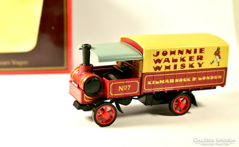 Johnnie Walker whiskey 1917 truckload! Tip-top matchbox in original box from 1987