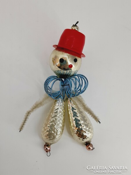 Chenille glass figure, Christmas tree ornament, 10 cm