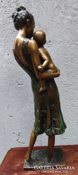 László Kutas (1936-2023) bronze statue 38 cm