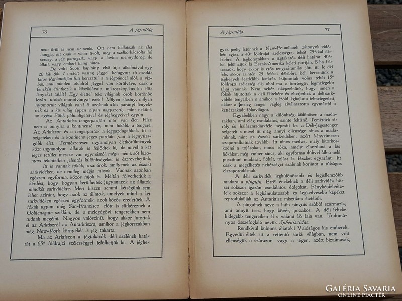 Antik földrajzi felfedezések -Cholnoky Jenő A sark kutatások története - A jég-világ  (1914.)