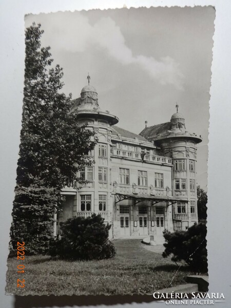 Old postcard: Kaposvár, Gergely Theater in Csiky (1961)