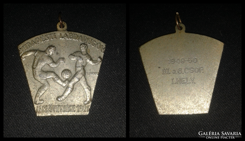 BPI football sub-association sports medal 1949-50