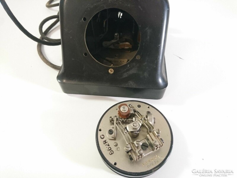 Old Swiss dial telephone with external bells from the 1950s. Please read the description!