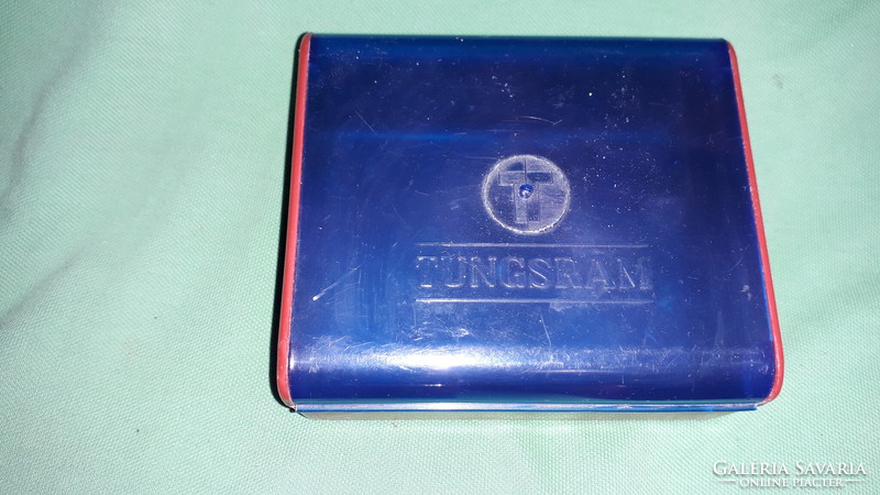 Old tungsram lid openable car cigarette lighter boxes 3 in one 11x9x5 cm according to the pictures