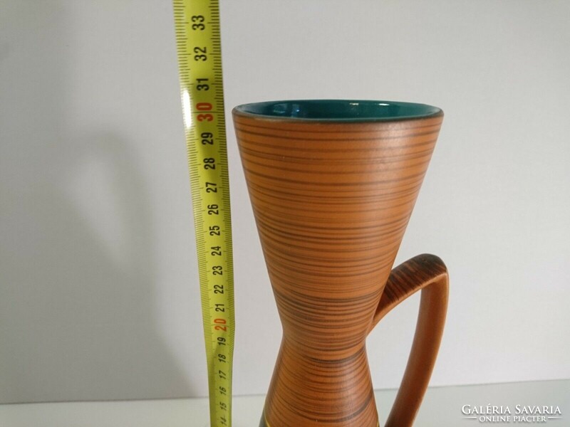 Vintage mid century modern ceramic vase made in Austria in the 1960s