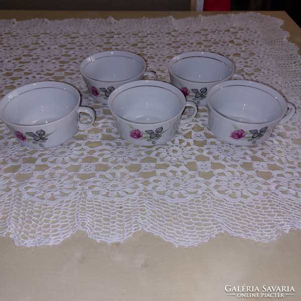 Alföldi peony porcelain tea cups
