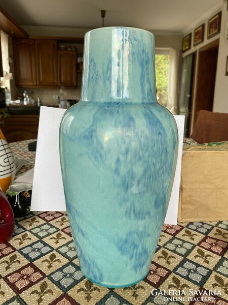 Zsolnay glazed vase