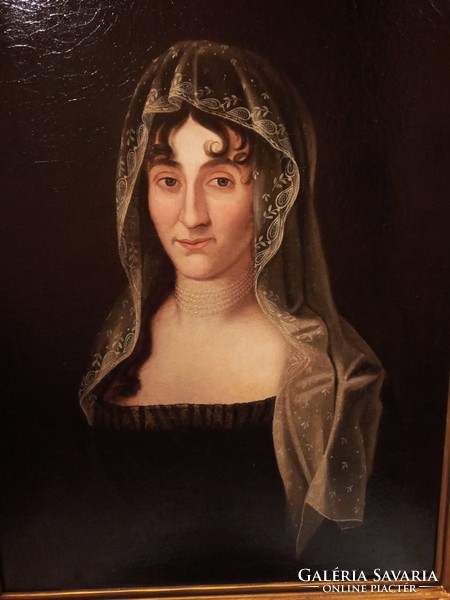 Női nemesi portré W.T. 1787 szignó