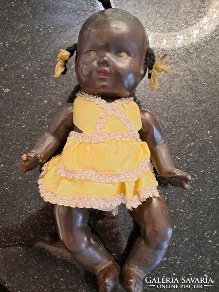 Old Negro doll toy 28 cm