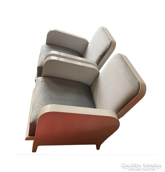 Vintage art deco armchairs 4 pcs