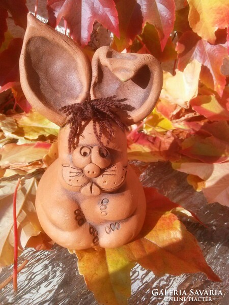 Rabbit bunny ceramic bushing