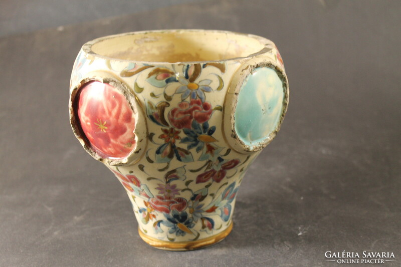 Jenő Fischer faience pot 915