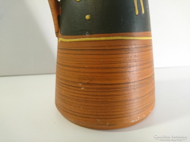 Vintage mid century modern ceramic vase made in Austria in the 1960s