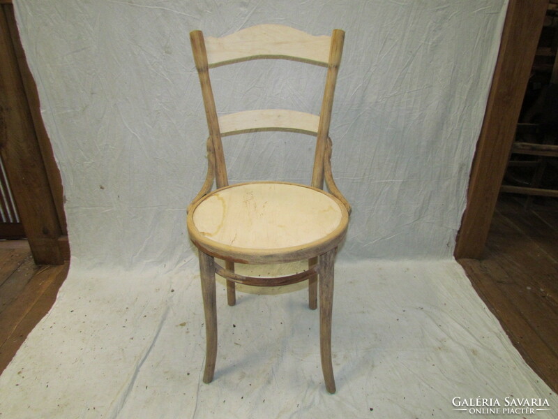 3 antique thonet chairs, 1 renovated