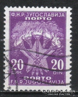 Jugoszlávia  0279 Mi portó 104     0,30 Euró