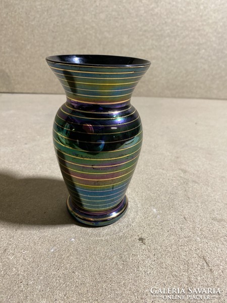 Vintage glass vase, size 15 x 8 cm. 3066