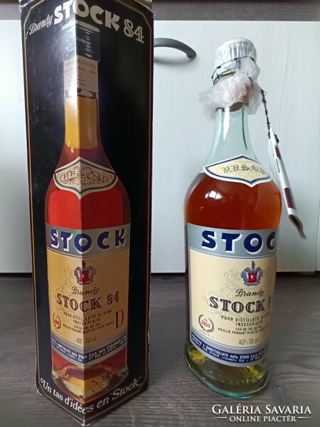 Stock 84 Olasz Brandy 1970-80-as évek 0,7L 40%