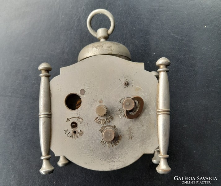 Antique English alarm clock