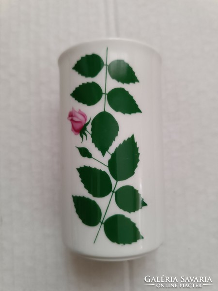 Arzberg pink rose porcelain vase - in perfect condition