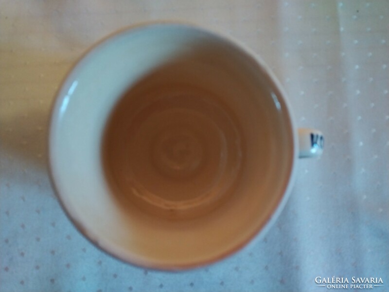 Korondi blue mug, cup (damaged)