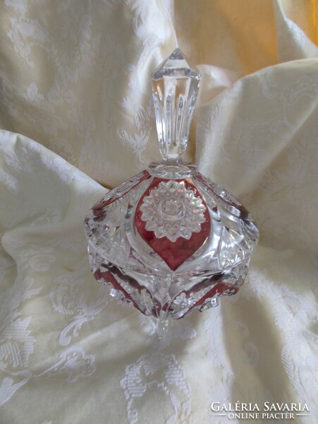 A wonderful crystal sugar bowl/bonbonnier