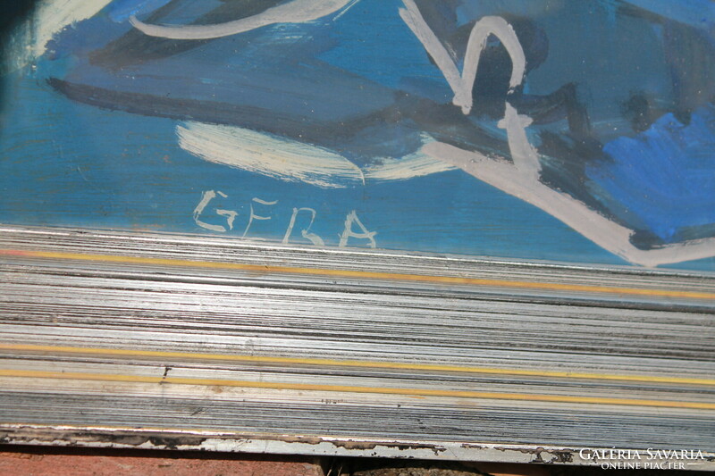 Éva Gera: still life in blue